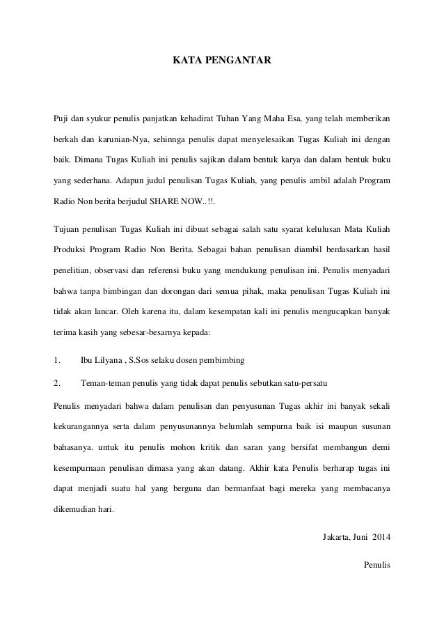 Laporan Hasil Observasi Yang Baik Dan Benar - Contoh Agus