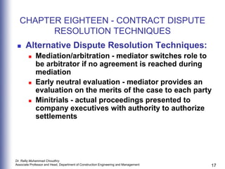 Dispute resolution technique | PPTX