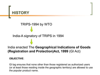 Disputes between india and other countries in geographical indication ...