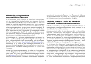 4
disqourse Whitepaper No. 01
Von der Lern-Sozialtechnologie
zum Entwicklungs-Ökosystem
In den letzten drei Jahren haben w...