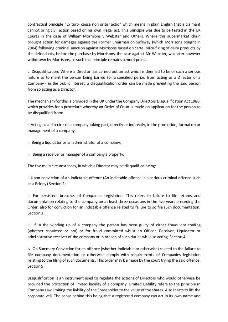 Disqualified Directors And Their Shadows