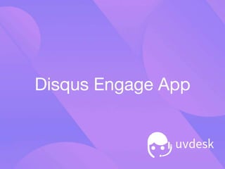 Disqus Engage App
 