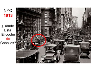 NYC
1913
¿Dónde
Está
El coche
de
Caballos?
 