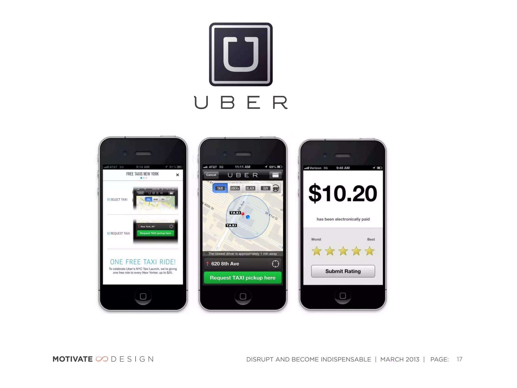 DISRUPT AND BECOME INDISPENSABLE | MARCH 2013 | PAGE:   17
 