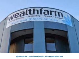 @therobnixon | www.robnixon.com | www.mypanalytics.com
 