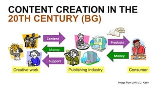 CONTENT CREATION IN THE 
20TH CENTURY (BG) 
Image from Jyrki J.J. Kasvi 
 