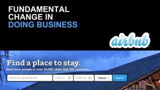 FUNDAMENTAL 
CHANGE IN 
DOING BUSINESS 
 