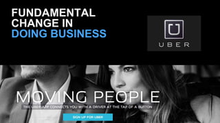 FUNDAMENTAL 
CHANGE IN 
DOING BUSINESS 
 