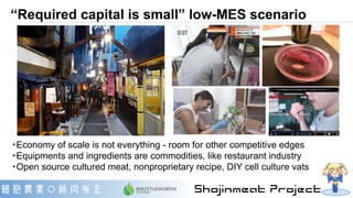 ・Economy of scale is not everything - room for other competitive edges
・Equipments and ingredients are commodities, like r...