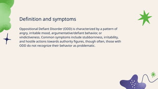 Odd Reverie Definition Disruptive Disorders/power point presentation | PPTX