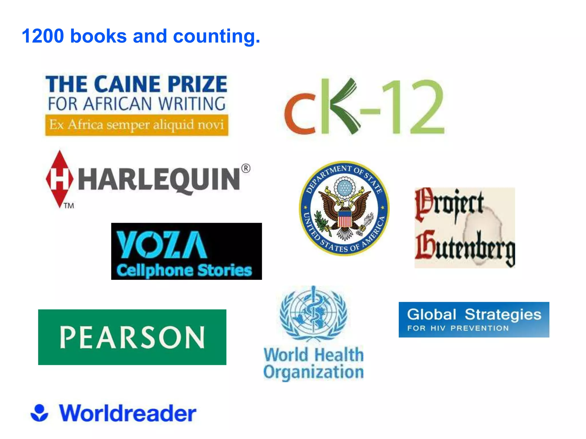 1200 books and counting.
 