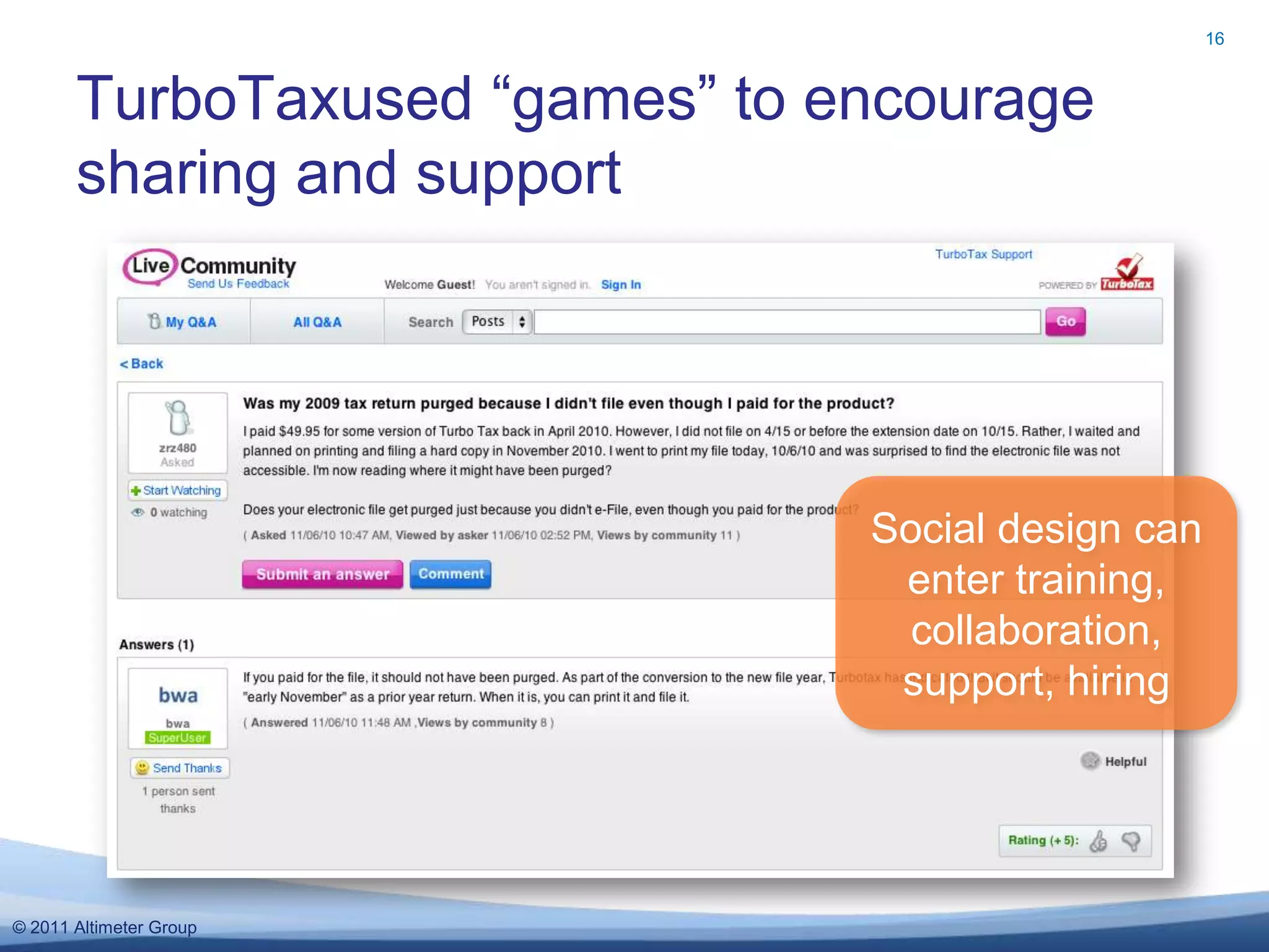 Enterprise Social Networking evaluation14User experience impact – HighWork gets social, employees get connected to each other. Business model impact – ModerateWork gets done faster, cheaper.New organizational structures and cultures emerge.Ecosystem value impact – ModerateTraditional enterprise application players face new, more nimble entrants.