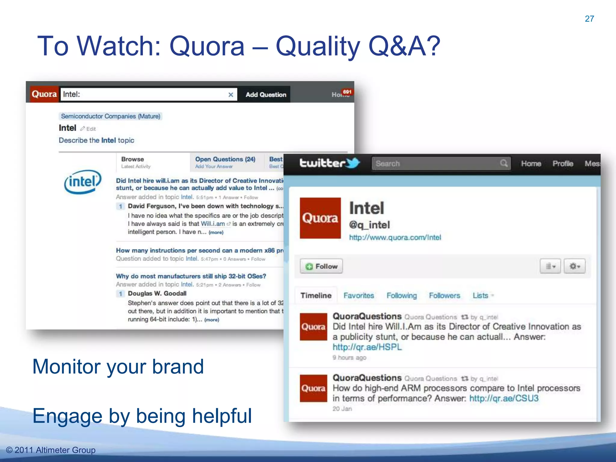 25Not Hot Yet in 2011: Augmented RealityWhen scanning tech improves, will get hot