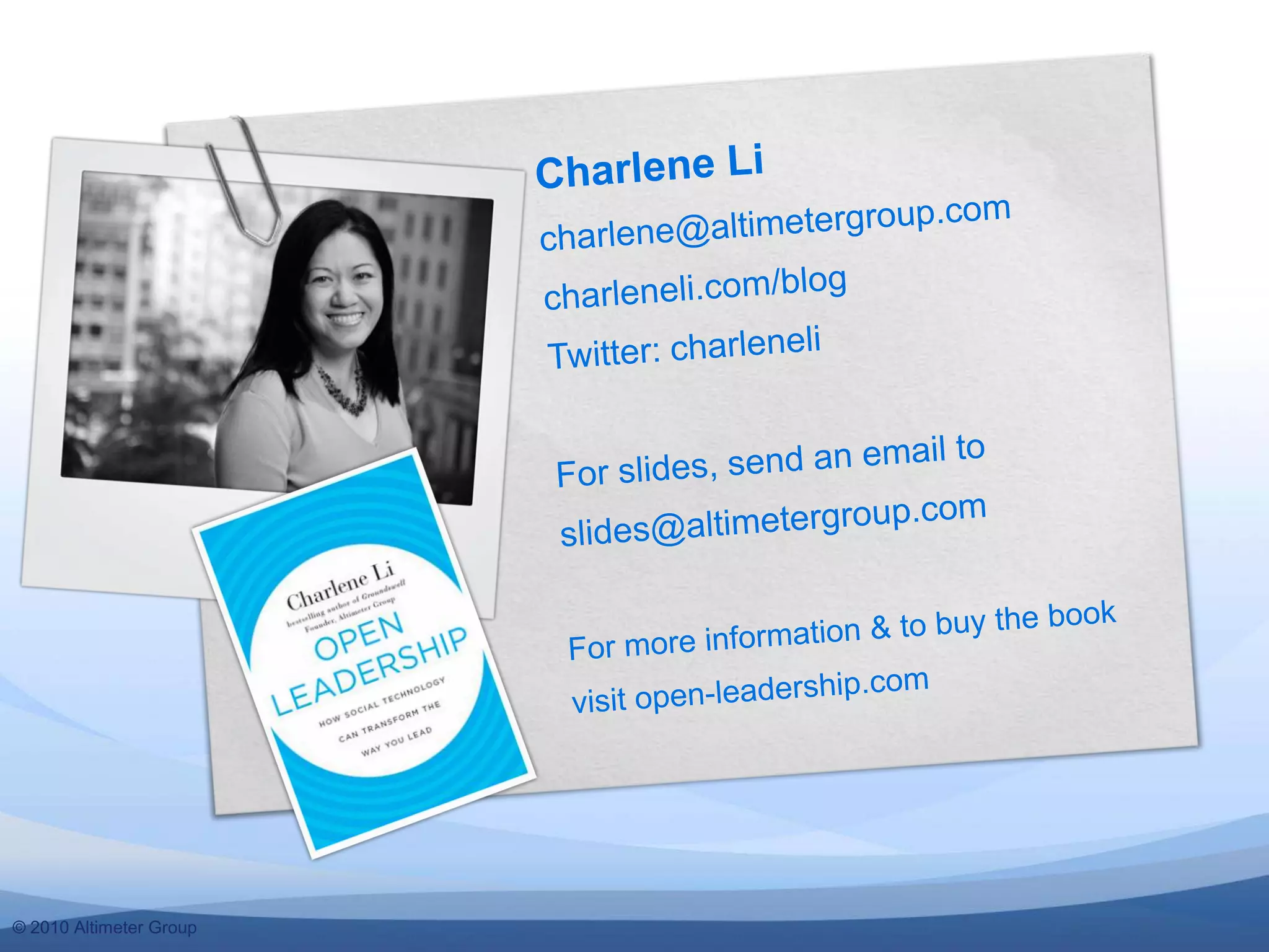 30Bonus #2: LeadershipHow to be out of control and still in command