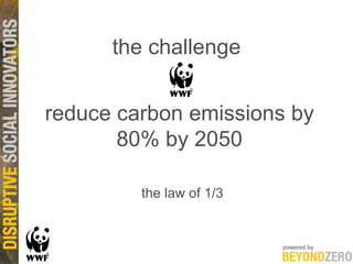the challenge reduce carbon emissions by 80% by 2050 the law of 1/3 