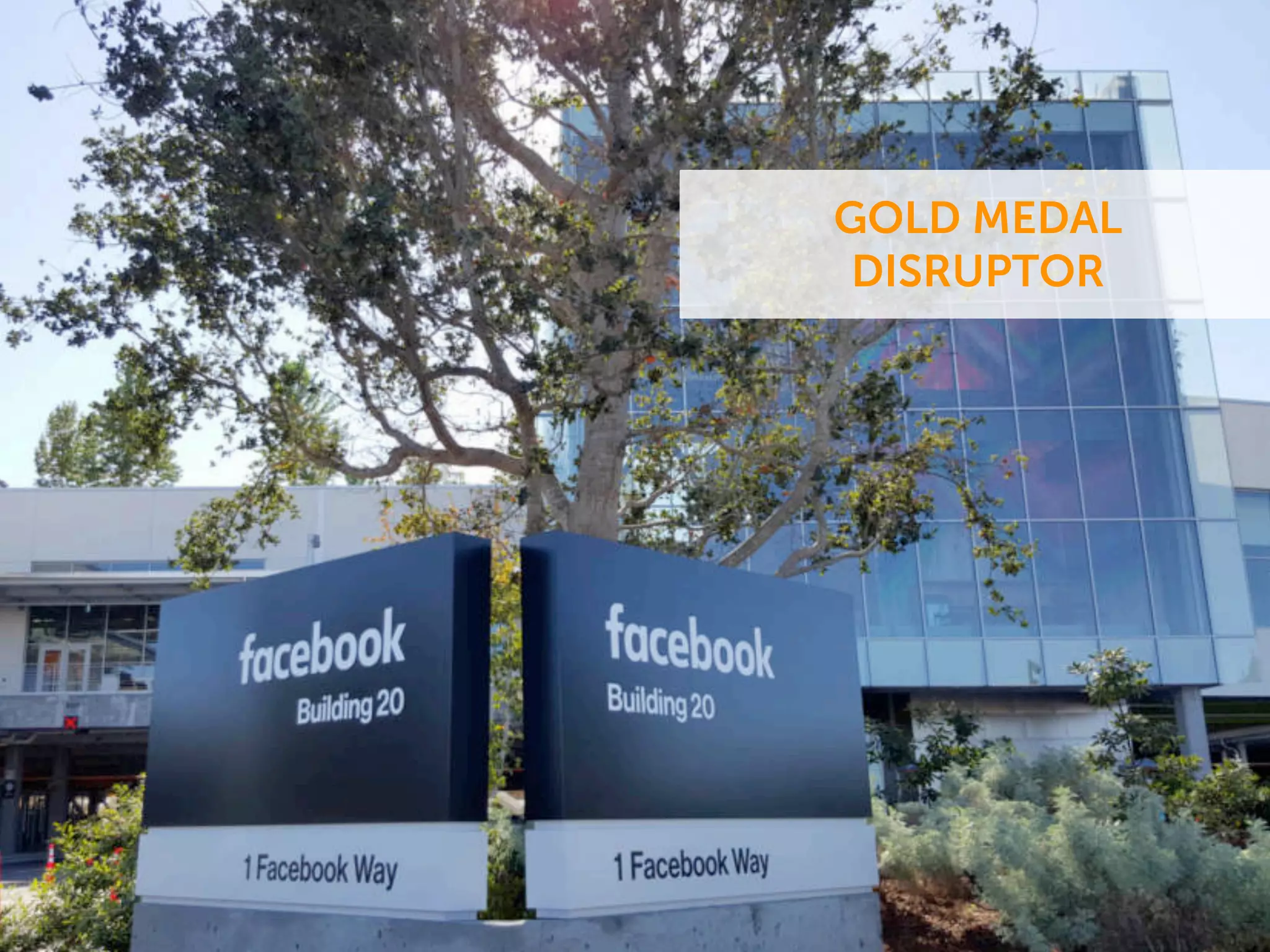 GOLD MEDAL
DISRUPTOR
 