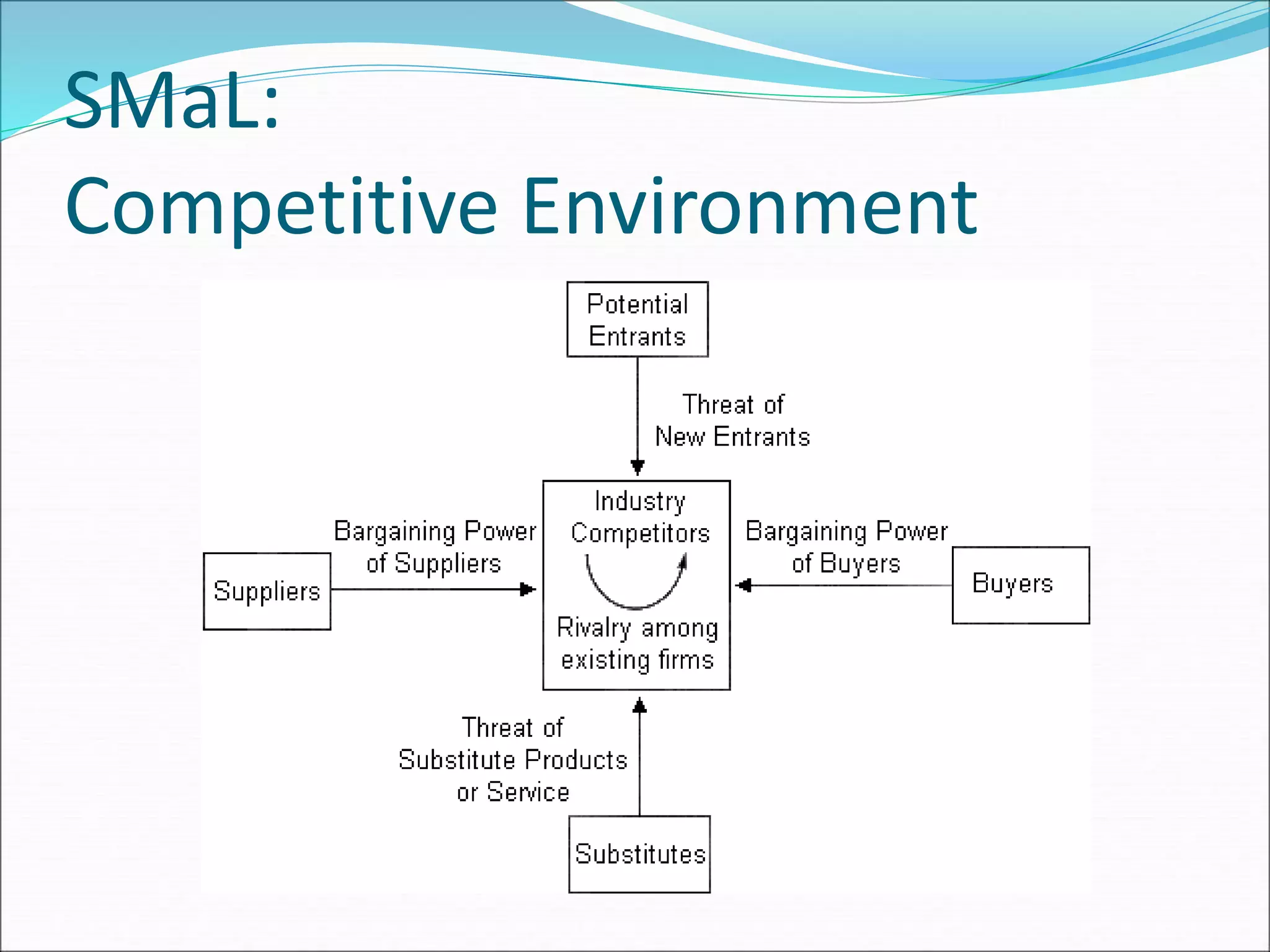 SMaL:
Competitive Environment
 
