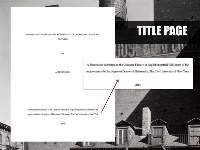 Dissertation deadline picture