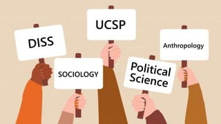 Anthropology
UCSP
SOCIOLOGY
 