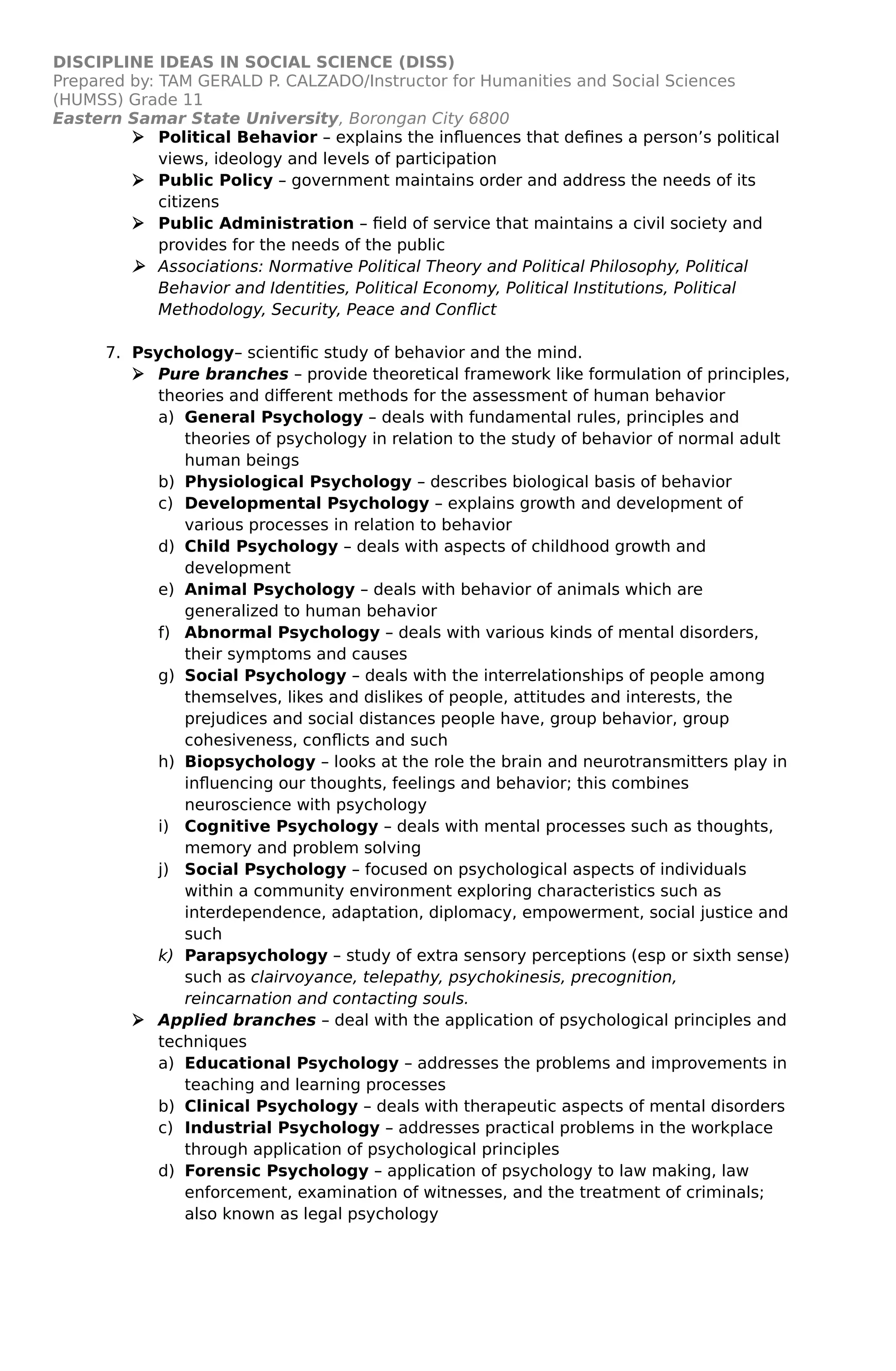 Disciplined and Ideas in Social Science -quarter1-module 1.pdf