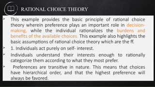 DISS- RATIONAL CHOICE THEORY .powerpoint | PPTX
