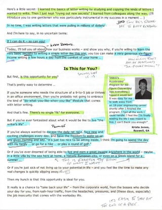 Dissected-A Letter Like This One