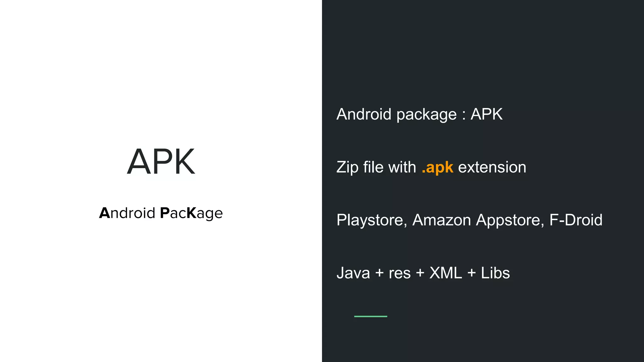 AccuTrack :
Turns an Android device into a GPS tracker
AckPost :
Steals contact information from the device and sends it to a remote server
BackFlash / Crosate :
Installs as a fake Flash plugin, registers as a Device administrator, and steals sensitive data
BankBot :
Particularly aims at stealing bank account information from dedicated apps
DroidDeluxe :
Exploits the device to gain root privilege and then modifies access permission of database files
and collects account information
 