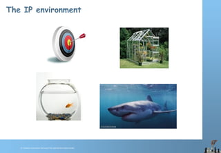 © Chawton Innovation Services/Title.ppt/Version/date/initials
The IP environment
 