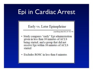 Epi in Cardiac Arrest
 