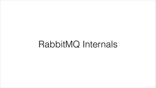 RabbitMQ Internals

 