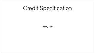 Credit Speciﬁcation

{200, 50}

 
