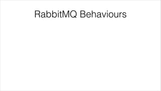 RabbitMQ Behaviours

 