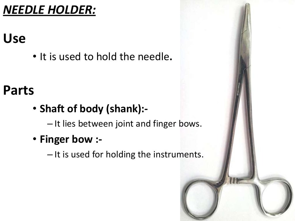Dissection and instruments