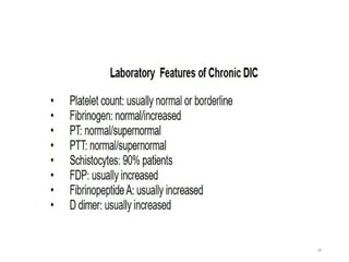 Comprehensive Overview of Disseminated Intravascular Coagulation (DIC ...
