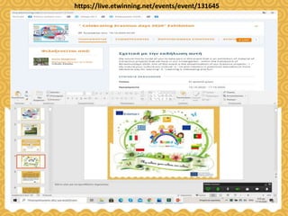 https://live.etwinning.net/events/event/131645
 