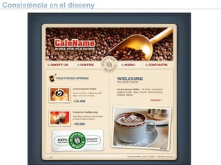 Consist ència en el disseny 