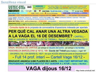 Senzillesa visual http://www.sindicat.net/ 