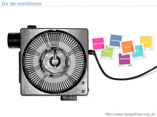 Ús de metàfores http://www.peepshow.org.uk/ 