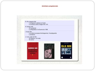 Activitats competencials
 