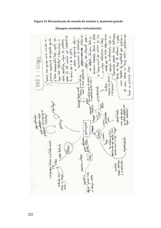 222
Figura 19. Reconstrução de mundo do usuário 1, momento guiado
(Imagem orientada verticalmente)
 