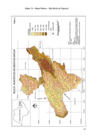 79
Mapa 13 – Mapa Relevo – São Bento do Sapucaí
 