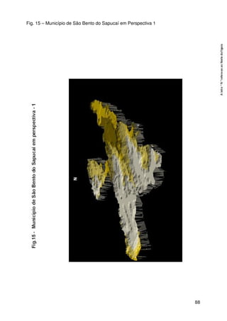 88
Fig. 15 – Município de São Bento do Sapucaí em Perspectiva 1
 