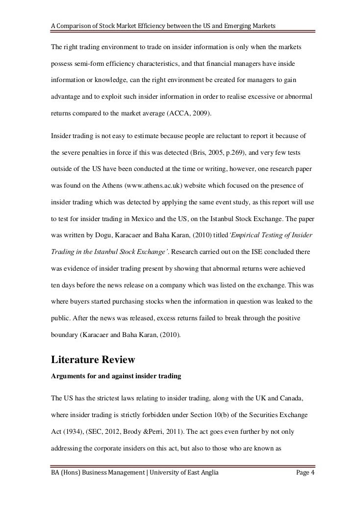 Dissertation financial future market stock news