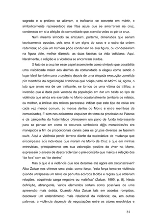 A Cruz, o Morro e a Vida: um estudo de caso no Morro da Cruz, Porto Alegre, Rio Grande do Sul