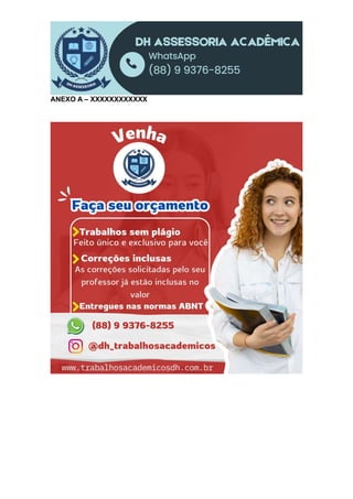 ANEXO A – XXXXXXXXXXXX
 