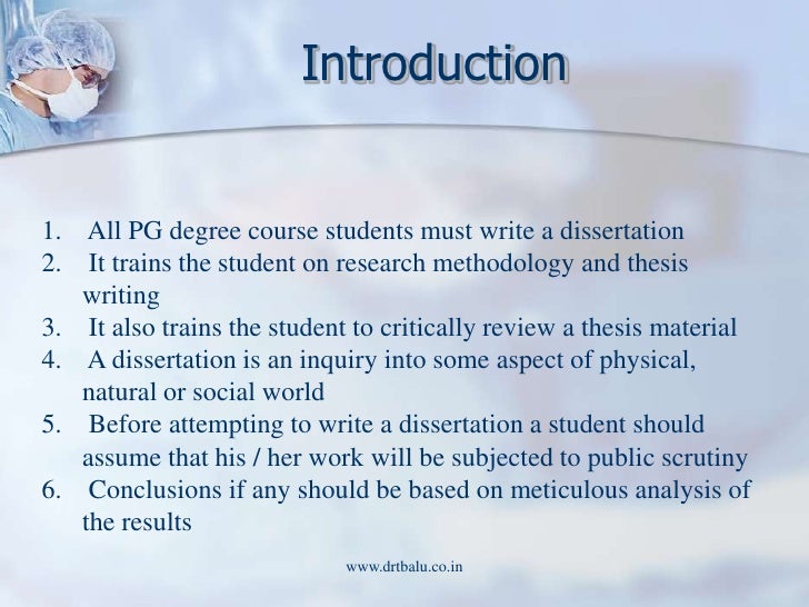 How to write a dissertation in english