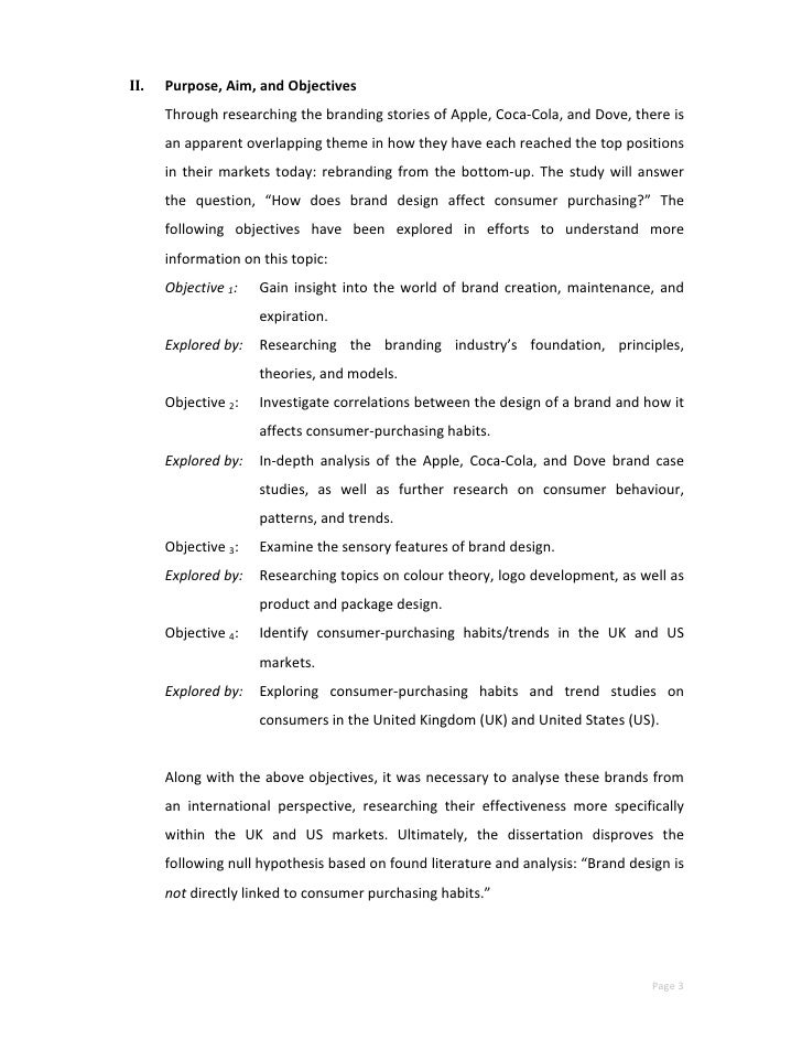 Dissertation brand failures