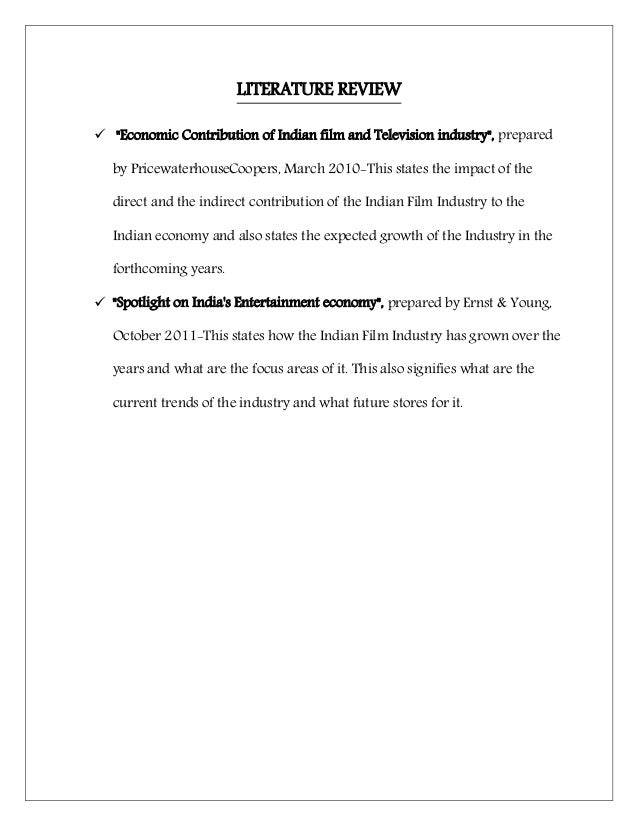 Dissertation on film production