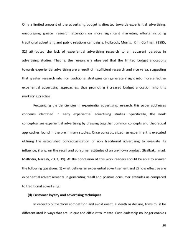 Essay about comparing marketing messages