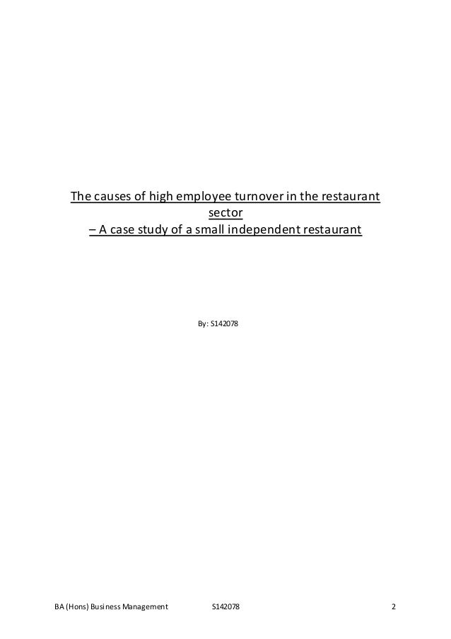 Phd thesis on labour turnover